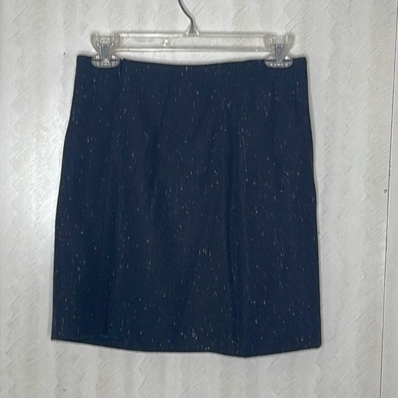 ❤️ GREAT Black Miniskirt 100% Wool Size 4 - Picture 3 of 4